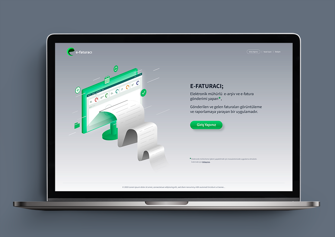 landing page